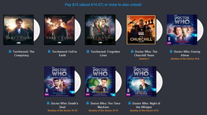 Humble AudioBook Bundle - Doctor Who y Torchwood - 15E
