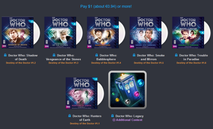 Humble AudioBook Bundle - Doctor Who y Torchwood - 1E
