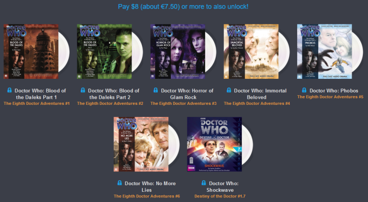 Humble AudioBook Bundle - Doctor Who y Torchwood - 8E